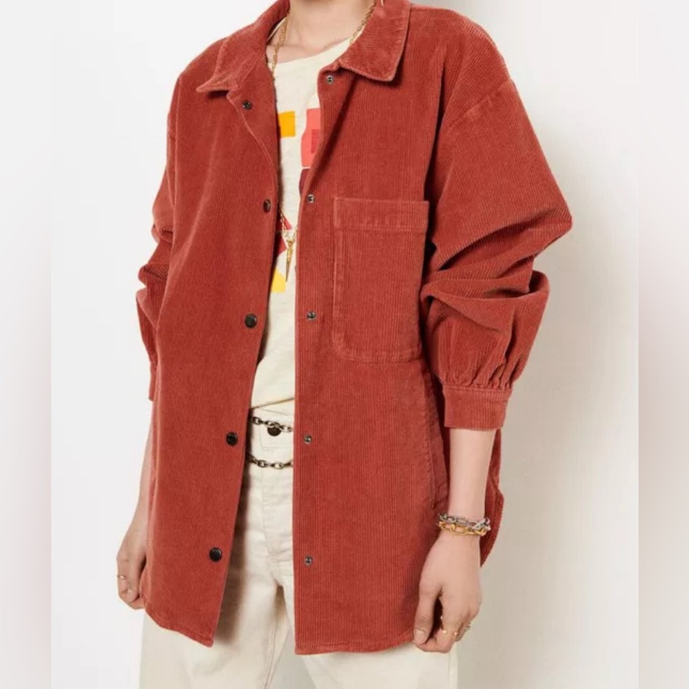 BA&SH Dana Chemise in Brick, size 1 (small)